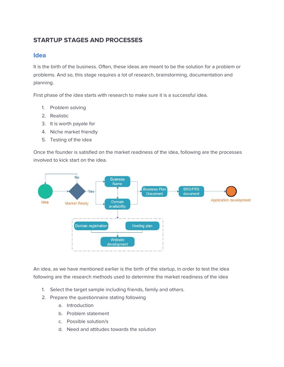 Startup Process Manual, page 3 of 10